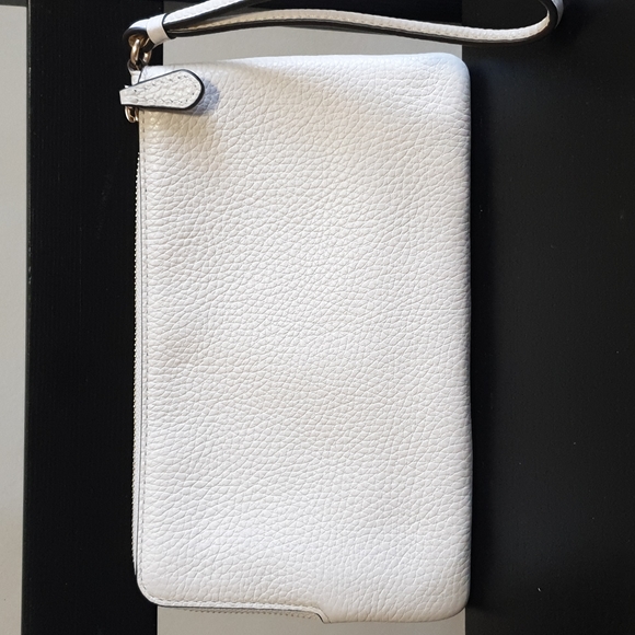 Coach double zip wallet/wristlet in signature canvas - Picture 2 of 8